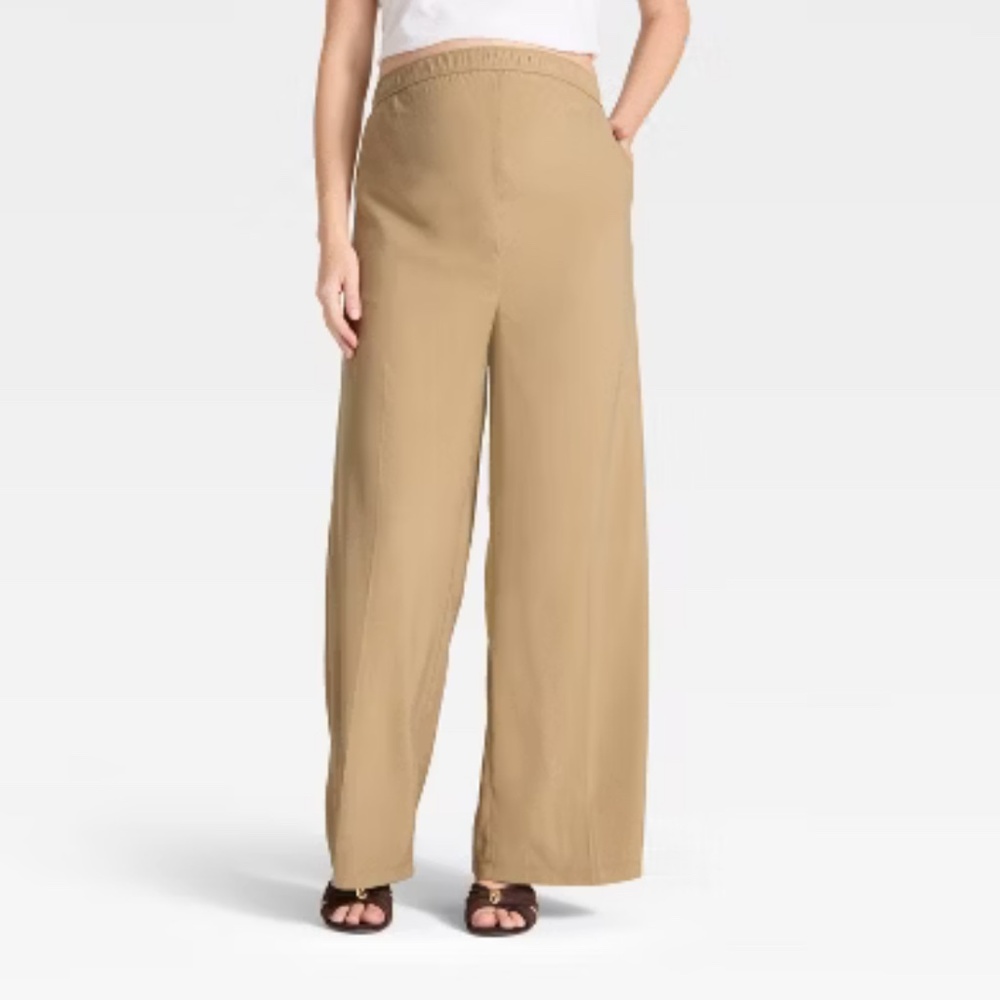 Isabel Maternity by Ingrid & Isabel Over The Belly High-Rise Wide Leg Maternity